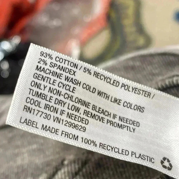 NWT Ava & Viv gray distressed washed denim jean shorts - Picture 11 of 11